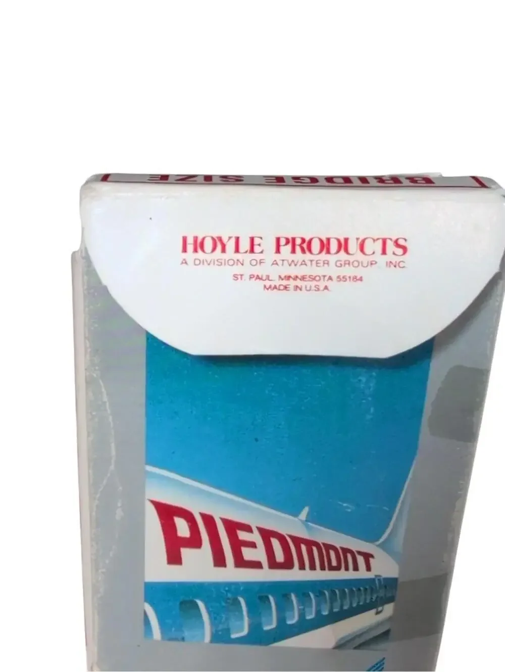 Set Of 2 Vintage Piedmont Airlines Playing Card Decks Made By Hoyle In The USA